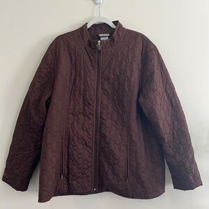 Disneyland Park Quilted Mickey Jacket Coat Brown XXL Disney Winter Chocolate
